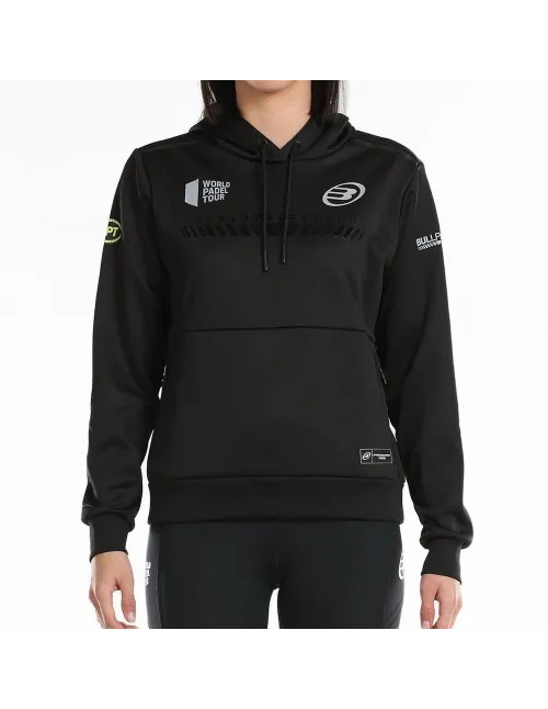 Sudadera Bullpadel Leste Negro Mujer | Ofertas de pádel